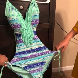 Fringe monokini